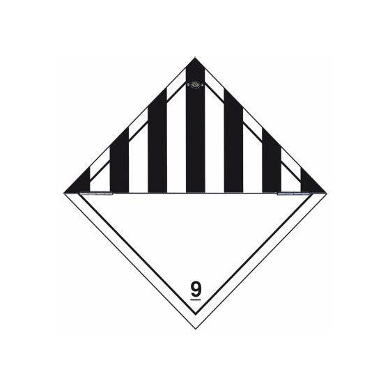 ADR ETIQUETTE Symbole cl 9 ALU