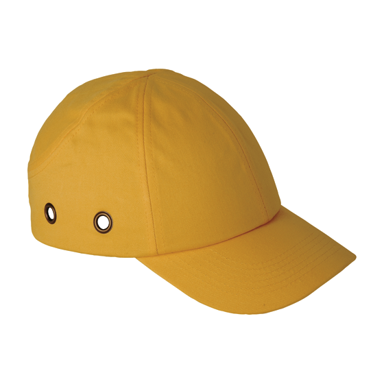 Casquette de sécurité jaune