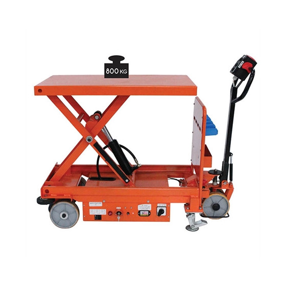 TABLE ELEVATRICE MOTORISEE 800KG hauteur d'élévation 520 / 1850 mm